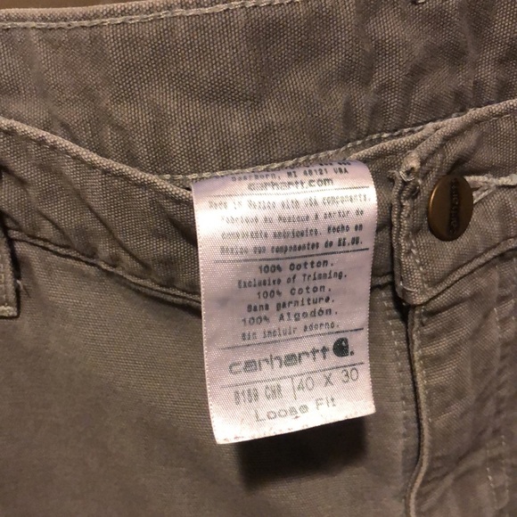 Carhartt Loose Fit Canvas Utility Work Pants - Picture 3 of 3